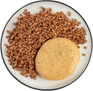 Изображение товара Котлеты Перекресток Select из индейки с гречкой отварной 220г