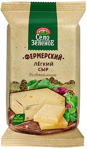 Изображение товара Сыр Село Зеленое Фермерский Легкий 35% 200г