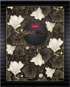 Изображение товара Тетрадь Hatber Золотая Роскошь в клетку А5 48л в ассортименте