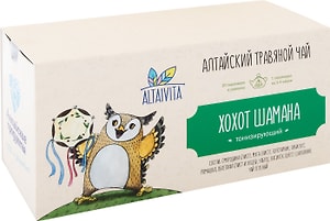 Изображение товара Чай травяной AltaiVita Хохот Шамана Тонизирующий 10*4г