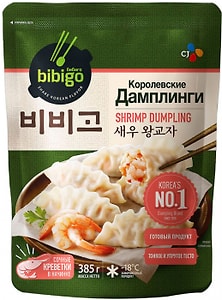 Изображение товара Дамплинги Bibigo Королевские с креветками 385г