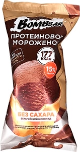 Изображение товара Мороженое Bombbar протеиновое бельгийский шоколад 90г