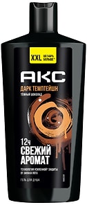 Изображение товара Гель для душа Акс Dark Temptation Темный шоколад Защита от запаха пота на 12 часов 610мл