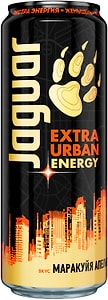 Изображение товара Напиток Jaguar Extra Urban Energy со вкусом маракуйи и апельсина энергетический 440мл