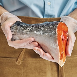 Изображение товара Кижуч хвостовая часть из замороженного сырья