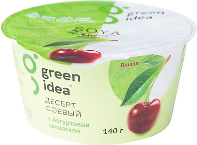 Десерт Green Idea Соевый с соком вишни 140г