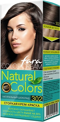 Крем-краска для волос Fara Natural Colors 302 Натуральный шоколад 
