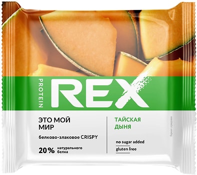 Хлебцы Protein Rex Crispy протеино-злаковые Тайская дыня 55г