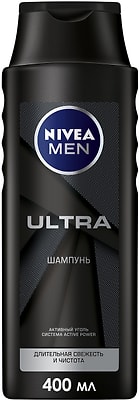 Шампунь для волос Nivea Men Ultra Активный уголь 400мл