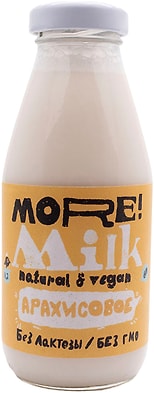 Напиток растительный More!Milk Арахисовый 7.5% 300мл