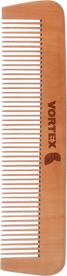 Расческа-гребень Vortex деревянная 17.5*4см