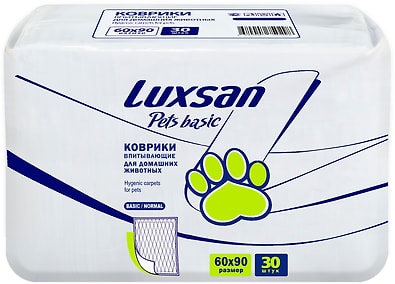 Коврик для животных Luxsan Basic 60x90 30шт