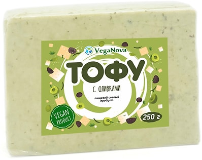 Тофу VegaNova c оливками 250г