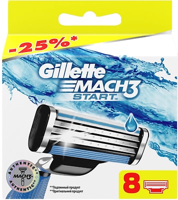 Кассеты для бритья Gillette Mach3 Start 8шт