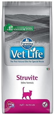 Корм для кошек Farmina Vet Life Struvite при мочекаменной болезни струвитного типа 2кг