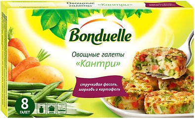 Галеты овощные Bonduelle Кантри 300г