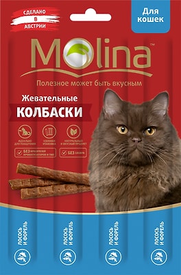Лакомство для кошек Molina Лосось-форель 20г