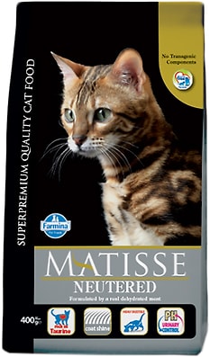 Корм для кошек Matisse Neutered для стерилизованных и кастрированных 10кг