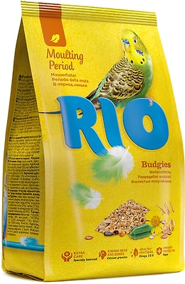 Корм для птиц Rio для волнистых попугайчиков в период линьки 1кг