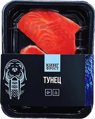 Тунец Кинг Фрост филе без кожи замороженное 330г