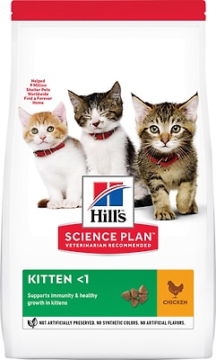 Сухой корм для котят Hills Science Plan Kitten с курицей 7кг