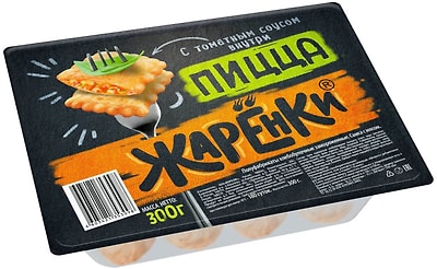 Пицца Морозка Жаренки с ветчиной сыром и грибами 300г