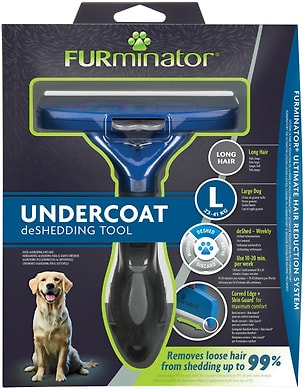Фурминатор FURminator L для крупных собак с длинной шерстью