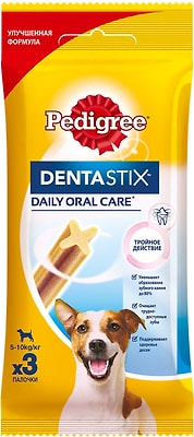 Лакомство для собак Pedigree Denta Stix для мелких пород 45г