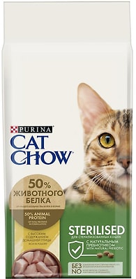 Сухой корм для кошек Cat Chow Sterilised 15кг
