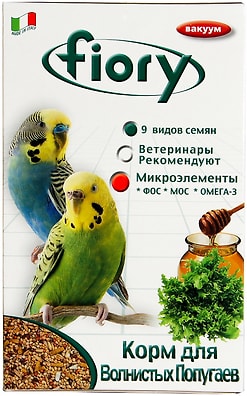Корм для птиц Fiory Breeders для волнистых попугаев 400г