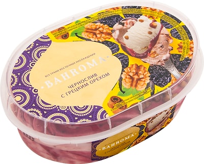 Мороженое Bahroma Чернослив с грецким орехом 450г