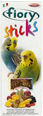 Лакомство для птиц Fiory палочки для попугаев с фруктами 2шт*30г