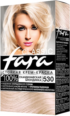 Крем-краска для волос Fara Classic 530 Скандинавская блондинка