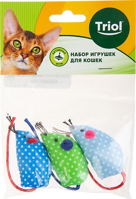 Набор игрушек для кошек Triol Мышки