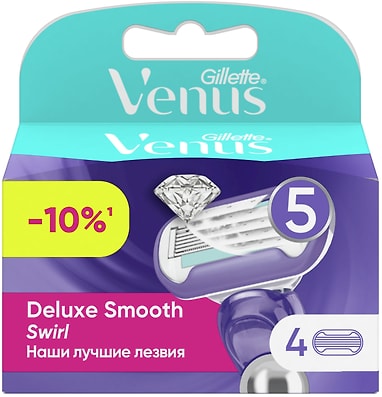 Кассеты для бритья Gillette Venus Swirl 4шт