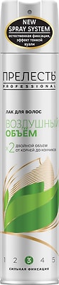 Лак для волос Прелесть Professional Объем Сильная Фиксация 300мл