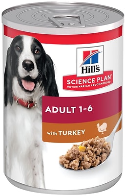Консервы для собак Hill's Science Plan для поддержания мышечной массы и здорового иммунитета с индейкой 370г
