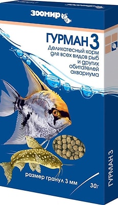 Корм для рыб Зоомир Гурман-3 30г