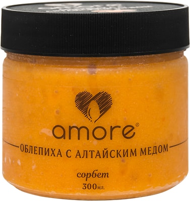 Сорбет Amore Молочное Облепиха с алтайским медом 300мл