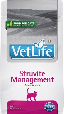 Сухой корм для кошек Farmina Vet Life Cat Struvite Management диетический с курицей Профилактика рецидивов МКБ 400г