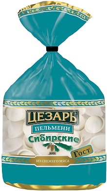Пельмени Цезарь Сибирские ГОСТ 800г