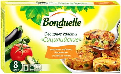 Галеты овощные Bonduelle Сицилийские 300г