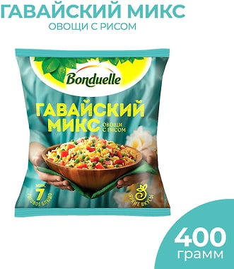 Смесь овощная Bonduelle Гавайский микс с рисом 400г