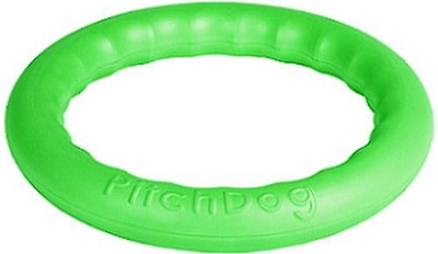 Игрушка для собак Pitchdog Игровое кольцо зеленое28см
