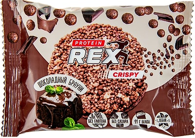 Хлебцы протеино-злаковые Proteinrex шоколадный Брауни 55г