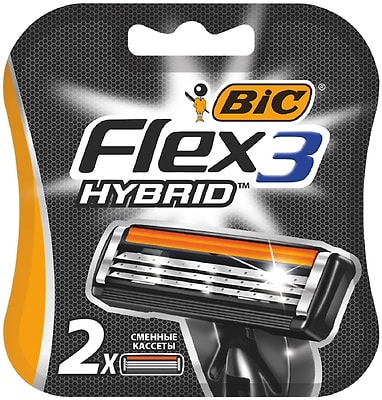 Кассеты для бритья Bic Flex 3 Hybrid 2шт