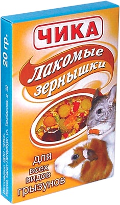 Лакомство для грызунов Чика Лакомые зернышки 20г