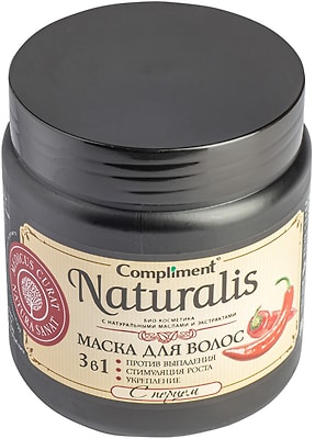 Маска для волос Compliment Naturalis Активатор роста с перцем 500мл