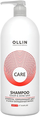 Шампунь для волос Ollin Care Color&Shine Save 1л