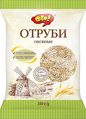 Отруби ОГО овсяные 150г